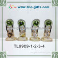 Sandle shape pearlized polyresin decoration thermometer